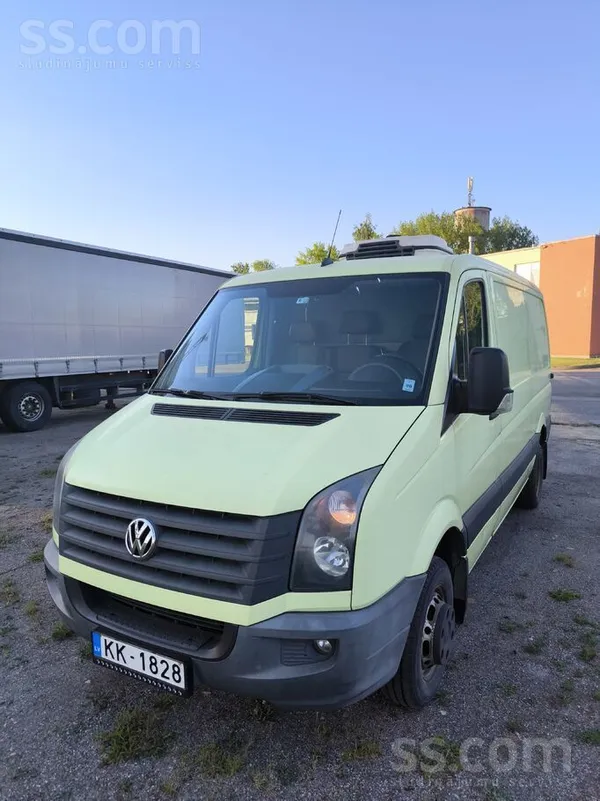 Volkswagen Uzņēmums pārdod VW Crafter ar aukstuma kameru līdz
