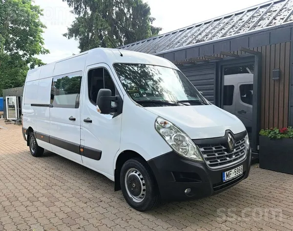 Renault Master Double Cab 7 vietas 142 544 km Pilna Renaul