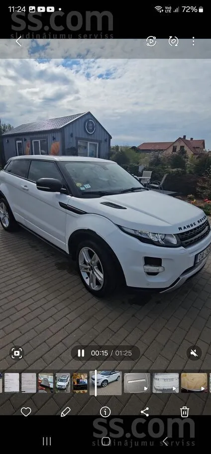 Land-rover Единственная в Латвии. Range Rover Evoque Coupe 2.