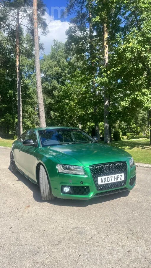 Pārdod Audi S5, 2007. gada izlaidums, 4.2 benzīns, nobraukums – 235 000 km.
