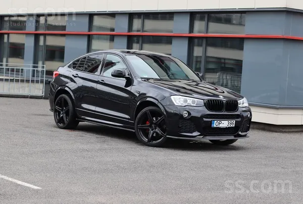 Pieejama garantija. Bmw X4 3.0d Xdrive, M-Sportpak, 190kW, automāts. 

M-S