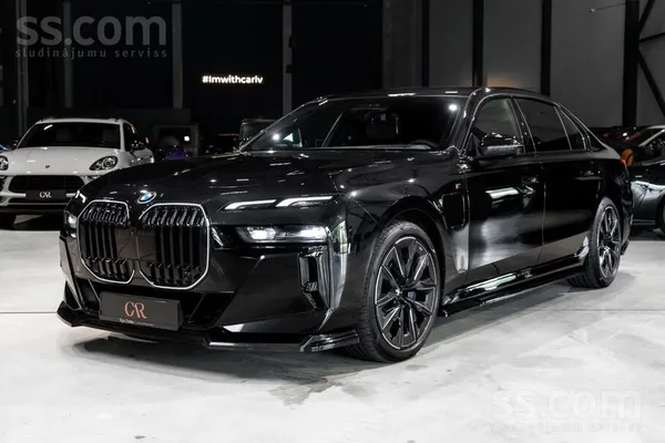 BMW BMW 750e. Cena ar Pvn 21%. M Sport, Sky Lounge, Bo