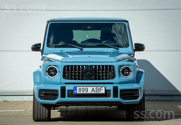 Mercedes Benz G63 Amg G Manufactur 

 - China blue krāsa
 - Nappa leathe