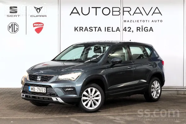 Piedāvājam Seat Ateca Style. 1.6 Tdi dīzeļdzinējs. 185Kw/115Zs. Automātiskā