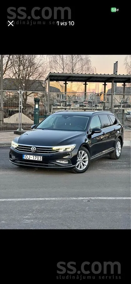 Volkswagen Pārodu VW Passat B8 2020.07 gada ražojums 2.0D 