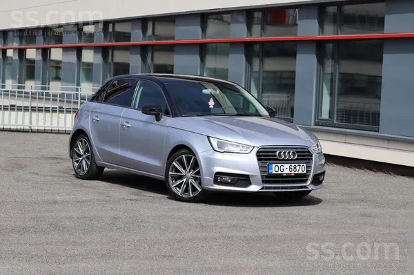 Pieejama garantija. Audi A1 Sportback, Facelift, S-Line, 1.4 dīzelis automāt