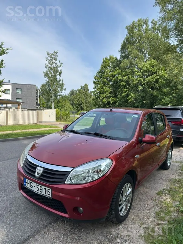 Dacia Pardodu Dacia Sandero, 2008.g. , 1.6 Mpi, benzīna
