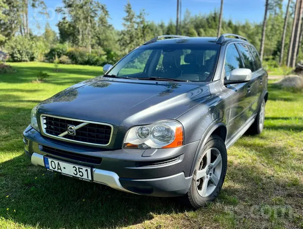 Volvo XC 90 - R. Dezign. 136kw automāts ar melnu 7vietīgu ādas salonu auto,