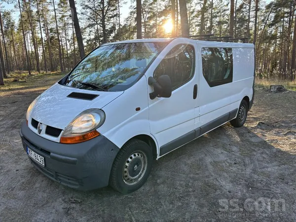 Renault Pārdodu Renault Trafic 2005.gada 1.9dCi. 60kW 5-pā