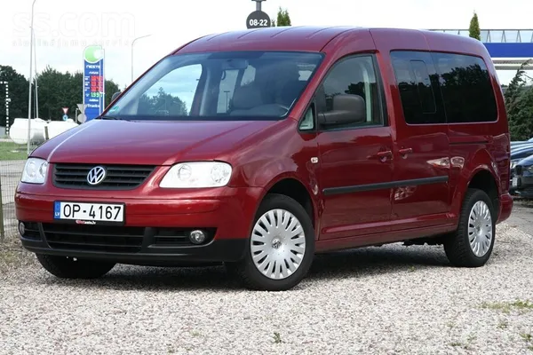 Volkswagen No Vācijas VW Caddy Maxi, 2.0Tdi, 103kw/140zs, 5 s