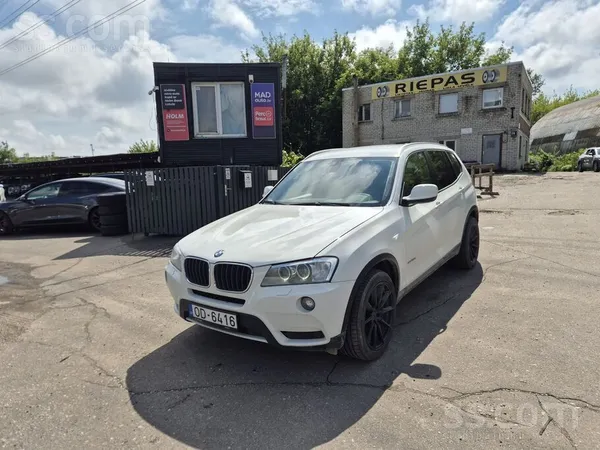 BMW X3 2.0l dīzelis. 135kw 
Tehniskā apskate derīga līdz 05.2027 
Vid. d.