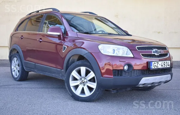 Chevrolet Captiva (2007.g) Tumši sarkana Met. 

Nepieciešamības gadījumā i