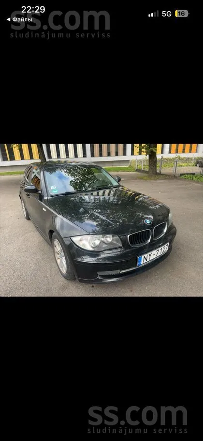 BMW Pārdodu BMW 120d, 2008. gada izlaidums. 