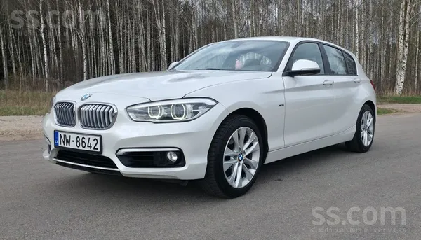 BMW BMW 118 D2.0 automāts, balta pērle. Dzinējs B47.