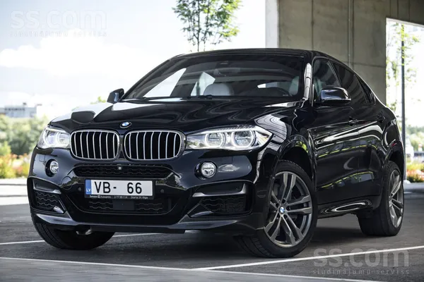 BMW BMW X6 M50D, 280Kw/381Zs jauda, M-pakotne. Auto pa