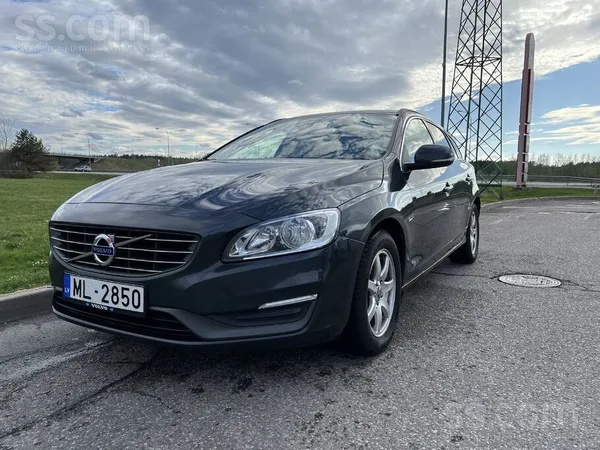 Volvo Tumši pelēks Volvo V60, 1.6d, 2014.gads.