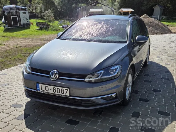Volkswagen Bagātīgi aprīkots VW Golf Variant 7.5 (facelift) C