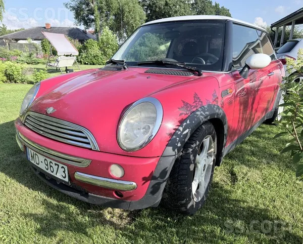 Mini Pārdod Mini Cooper 1, 6 benzīns, 2002.gada, manuāl