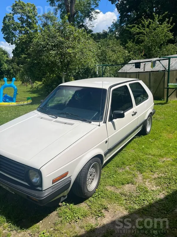Volkswagen Mk2 Golf 1.6 dīzelis.