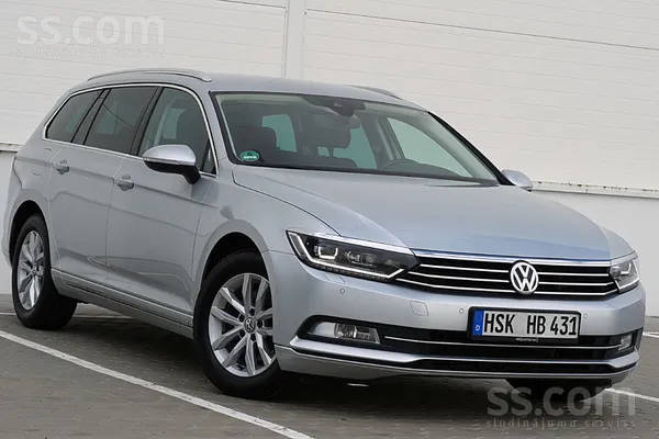 Volkswagen No Vācijas. VW Passat B8 "Highline" 2.0Tdi 110kw. 