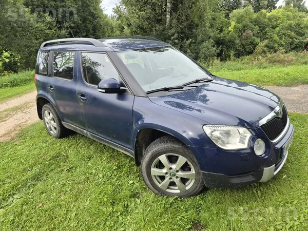 Skoda Yeti 4 4. Līdzi ziemas riepas uz dzelzs diskiem. I