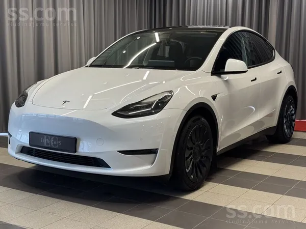 Tesla Pieejams Ekii atbalsts. Tesla Model Y Long Range D