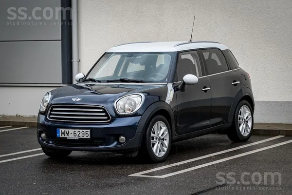 Mini Countryman 1.6 dīzelis 82kW, Mehānika. 

Auto labā tehniskā un vizuāl