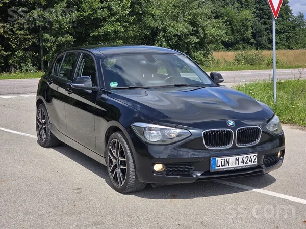 BMW BMW 116d F20 2014 Black Sport Line Edition, 2.0d 8