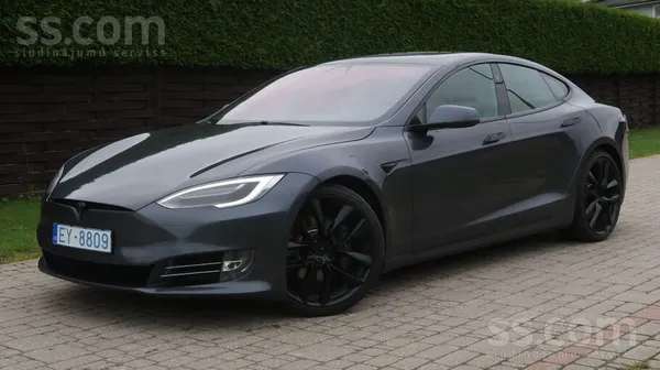 Tesla Tesla S100D. Auto ar teicamu batereju. (Baterejas 