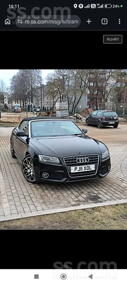 Audi Audi A5 Cabriolet 2.0tdi 125kw 6.robu mehānika, ju
