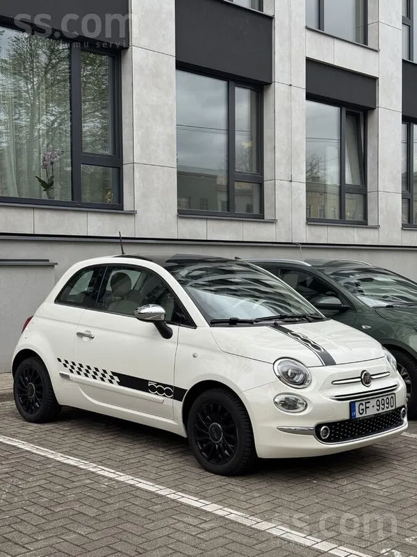 Fiat Pārdodas Fiat 500, 2017. gada, automāts. 