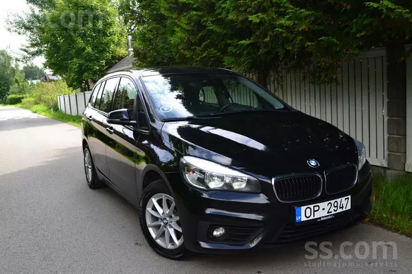 BMW 218D, Gran-Tourer; 2.0D; 110kw; 7 vietas, Aut-S-Tr