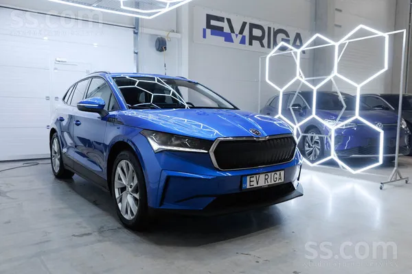 Pieejams Ekii valsts atbalsts. Škoda Enyaq iV60. Cena ar Pvn.
Līzings ar 1, 49% likmi+Euribor.
Pirmā reģistrācija 30. ...