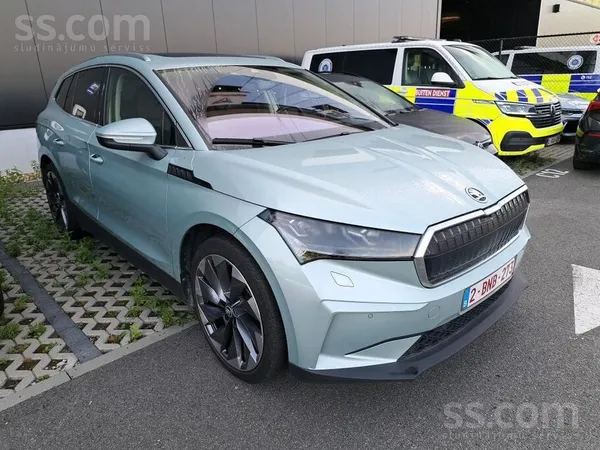 Skoda Ekki Enyaq 80 82 kWh 150 kw Atvests no Beļģijas, 2