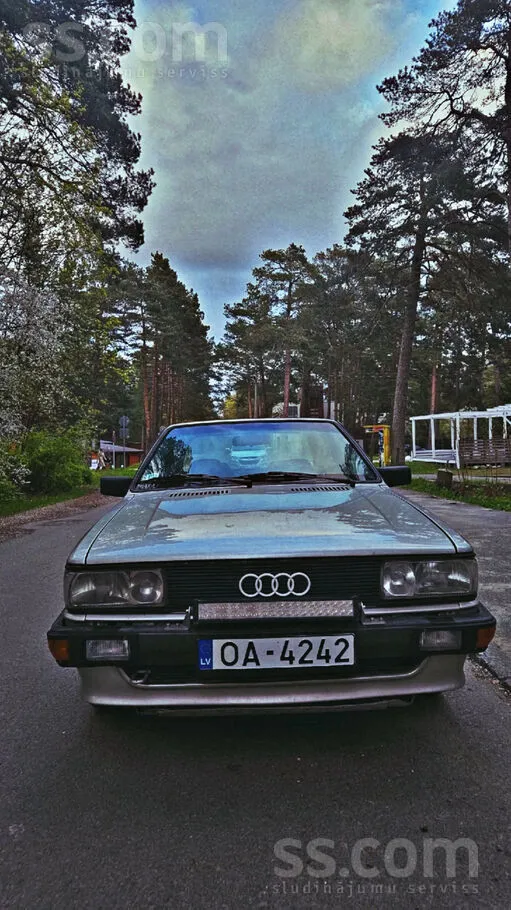 Audi Uz tirgu iet Audi 80 Quattro. 2.2 10V dzinējs. Vem