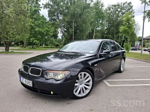 BMW Pardodu BMW 7serija 2002 gads 4.0d auto laba stavo
