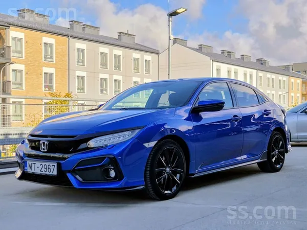 Honda Civic 5D Sport Plus Navi Cvt ar 1.5 turbo benzīna dzinēju (134 kW / 18