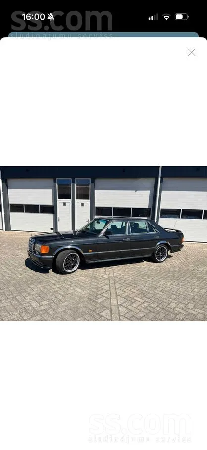 Mercedes Mercedes-Benz 500 Sel (W126) 1986. gads