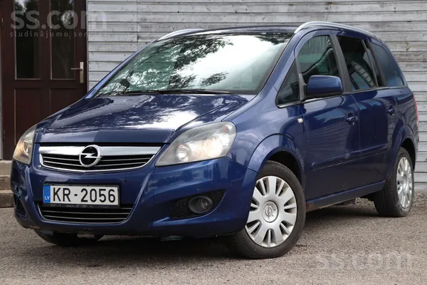 Opel 7-vietīga Opel Zafira, 1.6i (110Kw / 150Zs) benzīn