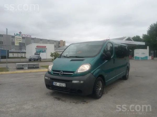Opel Opel Vivaro 2.5 T. D (99kW), Garā bāze, 9 sēdvieta