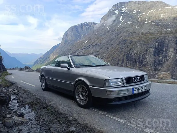 Pārdodu Audi Cabrio ar 1.8T dzinēju (oriģināli bija 2.3), pārbūve reģistrēta