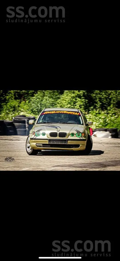 Pārdodu BMW compact taisīts driftam street klasei, bet tālāk par treniņu Rag