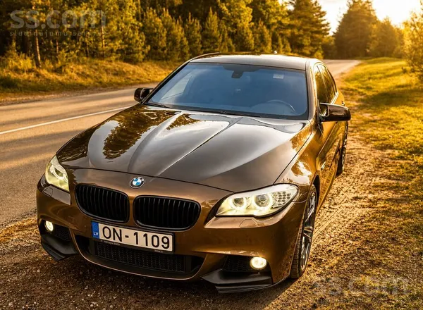 BMW BMW 5. Sērija 3.0d, M-paka, Havana metalica. 2010.