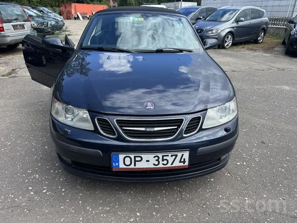 Saab Ievests Saab 9-3 Cabrio 2.0iTurbo, pa Latviju nav