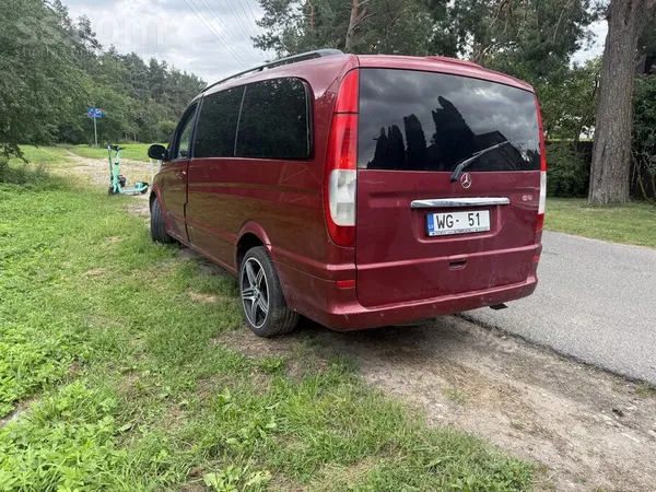 Mercedes Pārdod Viano Ambiente, orģināla Alpine audio un tv