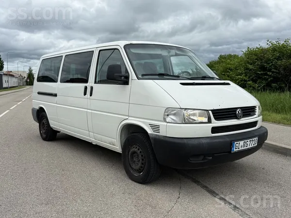 Volkswagen VW T4 Caravelle 9 vietas 75kw. Фаркоп, 9 мест. Авт