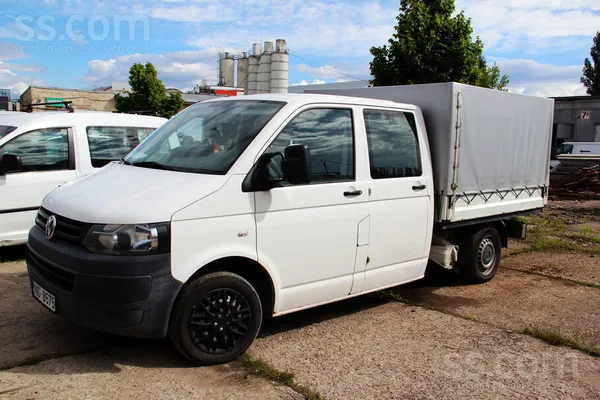 Volkswagen Tiek pārdodts Volkswagen Transporter T5 ar 75 KW, 