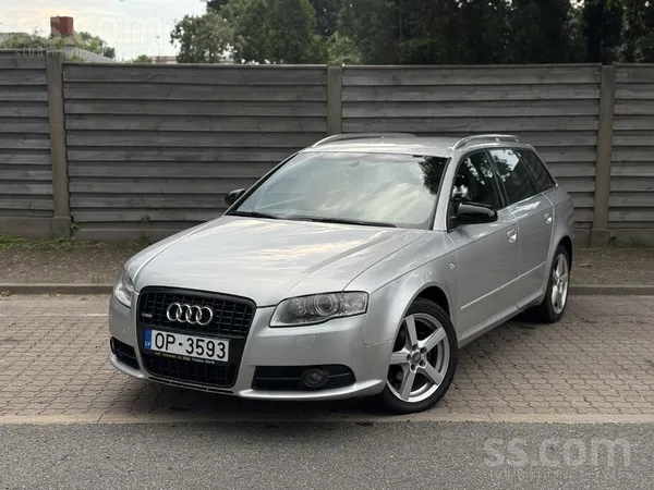 Audi Audi A4 2.0Tdi B7 S-Line. Tiko ievesta, Latvijā na