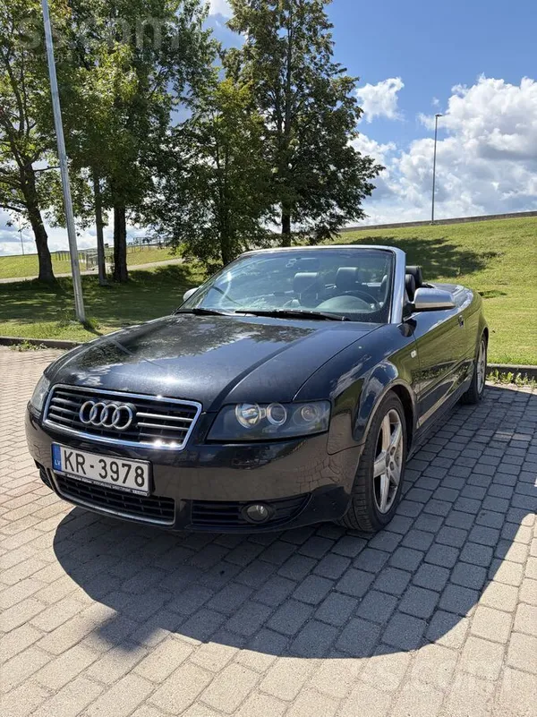 Audi Pārdodu A4 kabrioletu labā stāvoklī. 