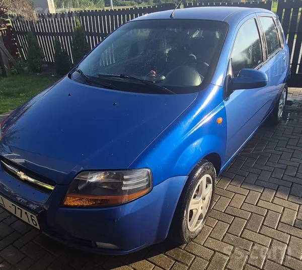 Chevrolet Sveiki. Iet uz tirdziņu Chevrolet Kalos. Pirmā reģ